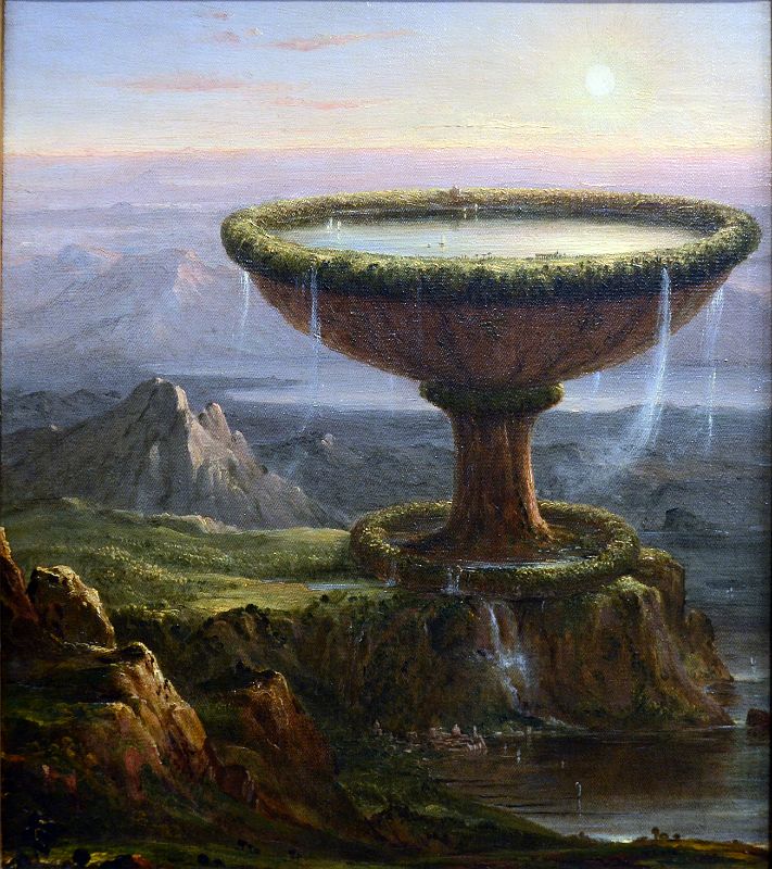 759 The Titan-s Goblet - Thomas Cole 1833 - American Wing New York Metropolitan Museum of Art